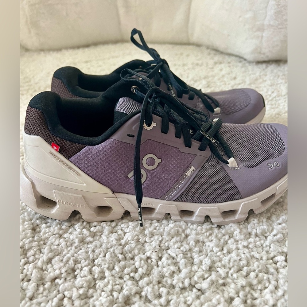 On cloud shoes